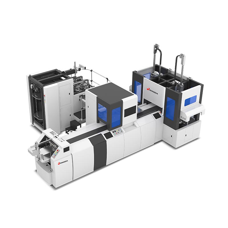 ເຄື່ອງເຮັດກ່ອງແຂງແບບອັດຕະໂນມັດ Double Station